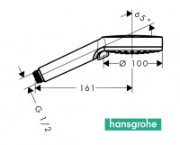 MEDIDAS TELEDUCHA CROMETTA 6jet HANSGROHE